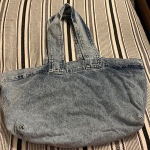 Good American denim tote bag